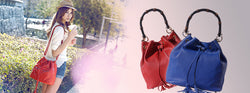 Summer time: red purse or blue purse?