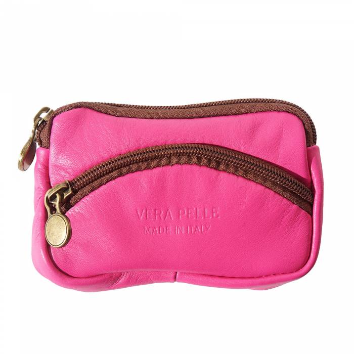 Soft coin purse with zip