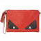 Teodora Clutch in smooth calfskin leather
