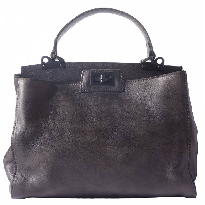 Peekaboo leather-handbag