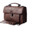 Mini vintage briefcase with two compartments and a front pocket