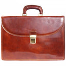 briefcase with three compartments