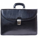 briefcase with three compartments