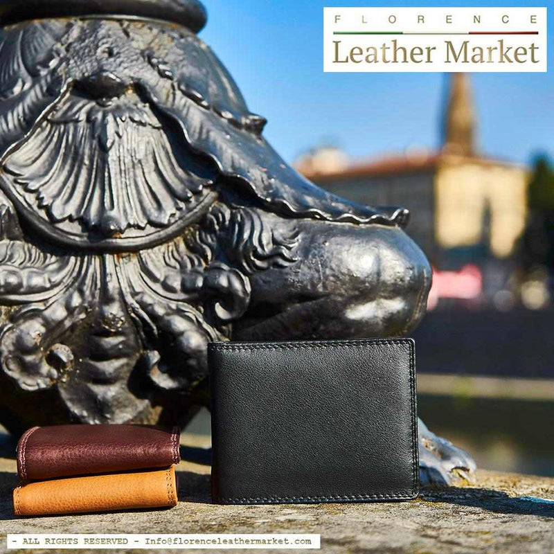 Mini wallet in calf-skin soft with out coin pocket for man
